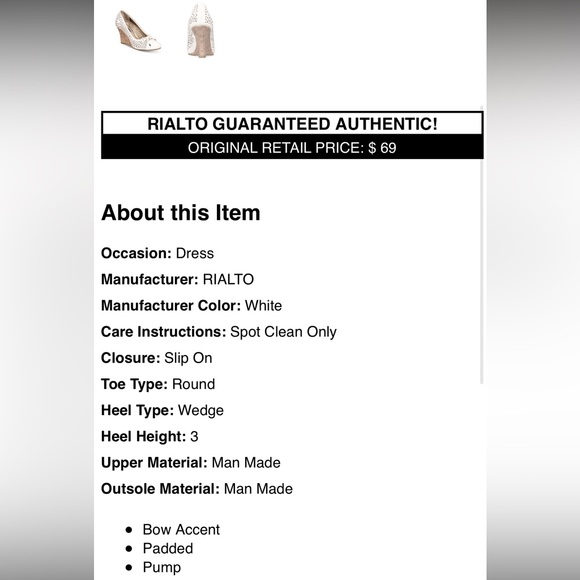 Rialto Dress Wedges 🤍 - Picture 13 of 13